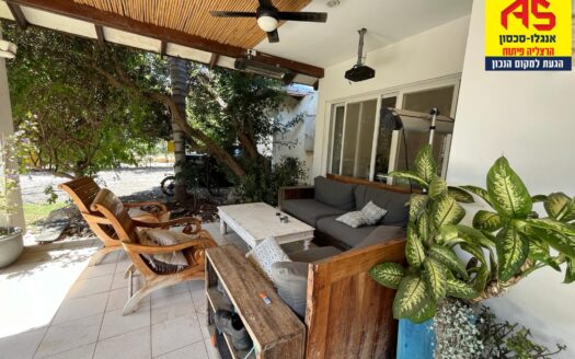 להשכרה בית על מפלס אחד בבני ציון המבוקשת!